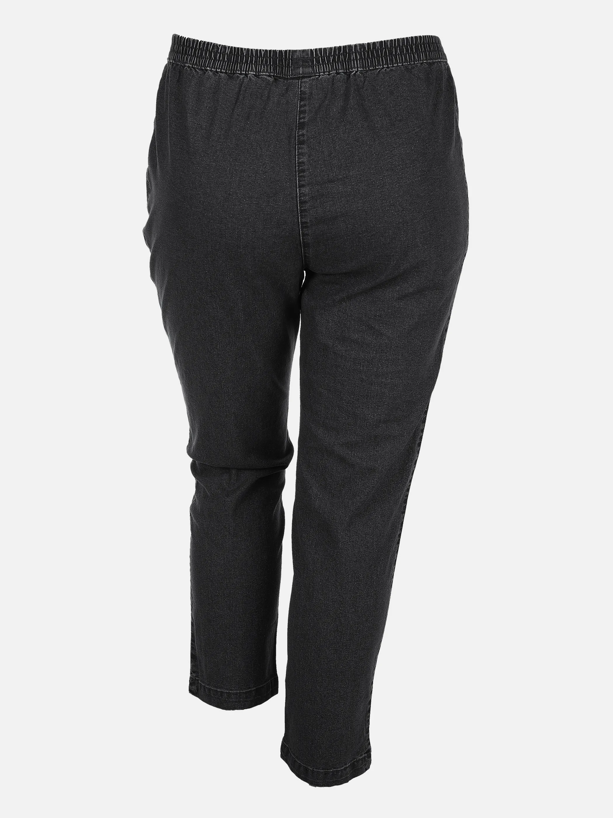 Große Größen Hose mit Stickerei und Glitzersteinchen
