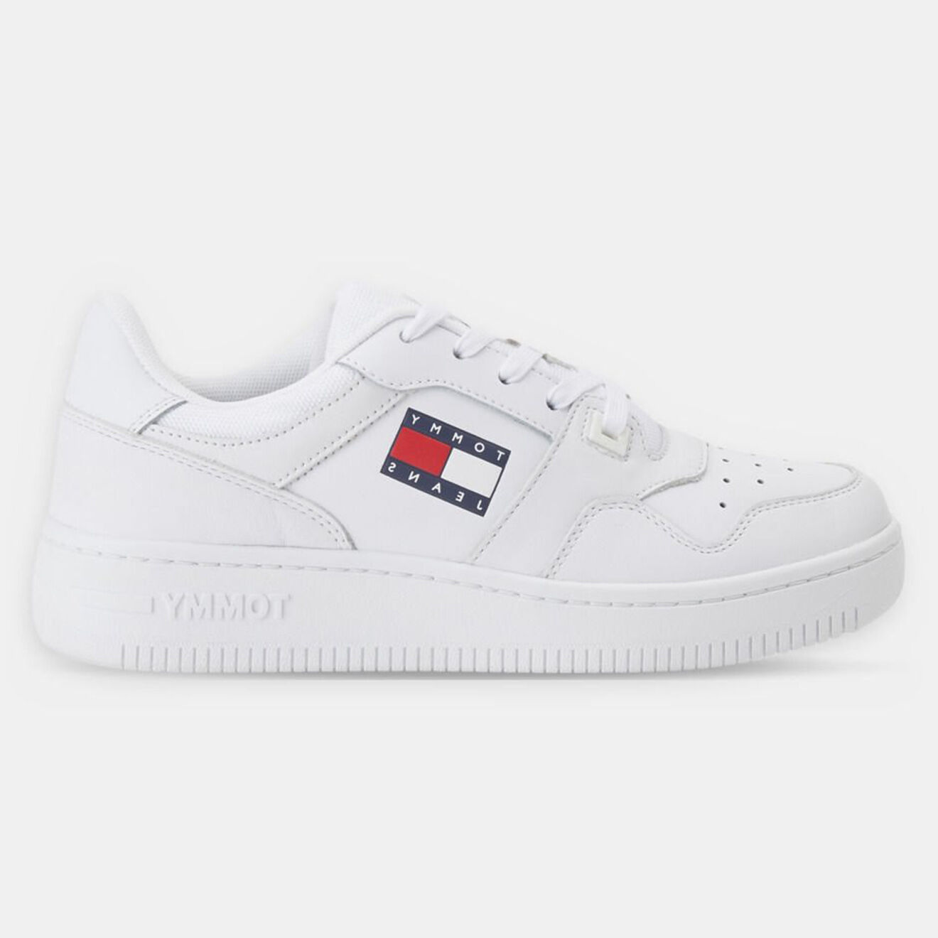 Tommy Jeans Baskets en Cuir J3 Tj Retro blanches
