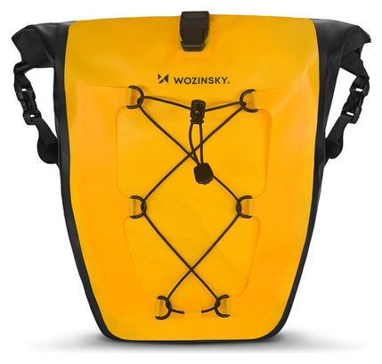 Sacoche coffre de vélo étanche 25L Jaune