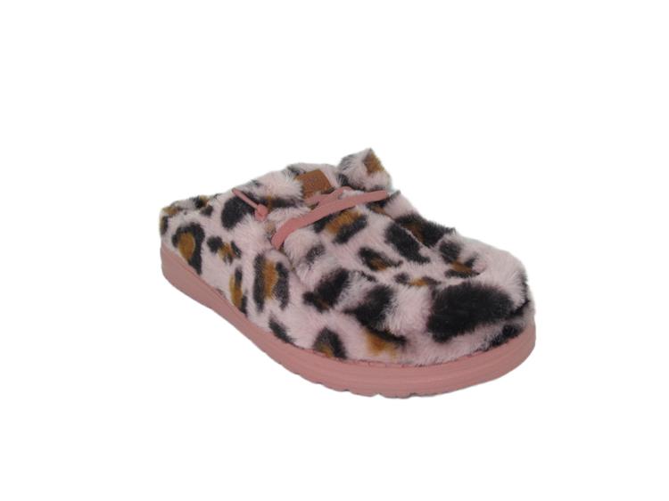 Hey Dude Wendy Slipper Leopard Roze