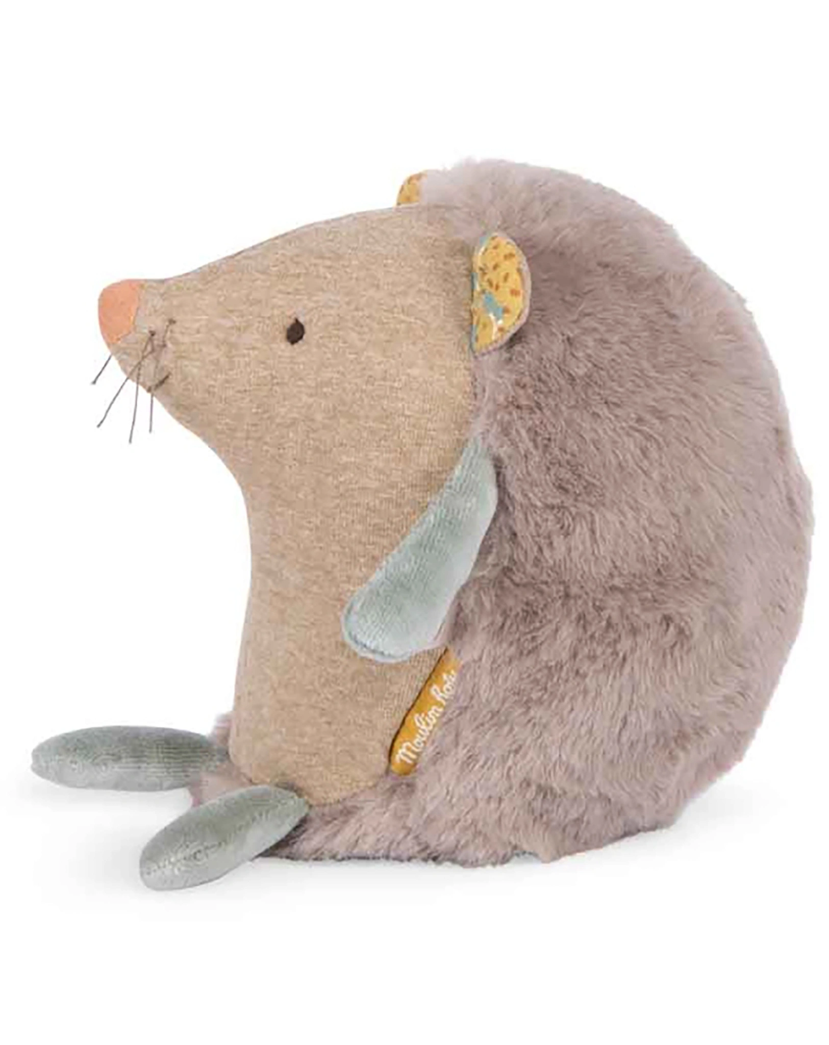 Spieluhr TROIS LAPINS - IGEL (19cm) in braun