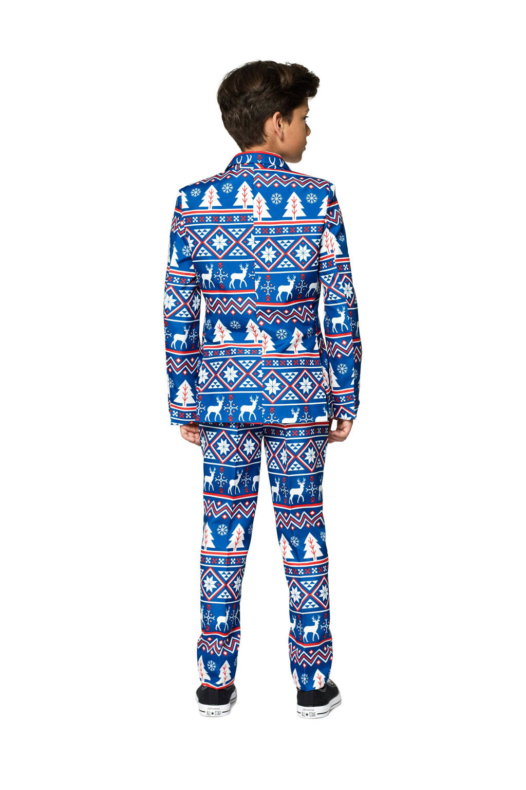 Suitmeister kostuum Christmas Blue Nordic blauw