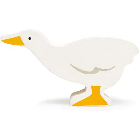 tender leaf toys Holztier Gans