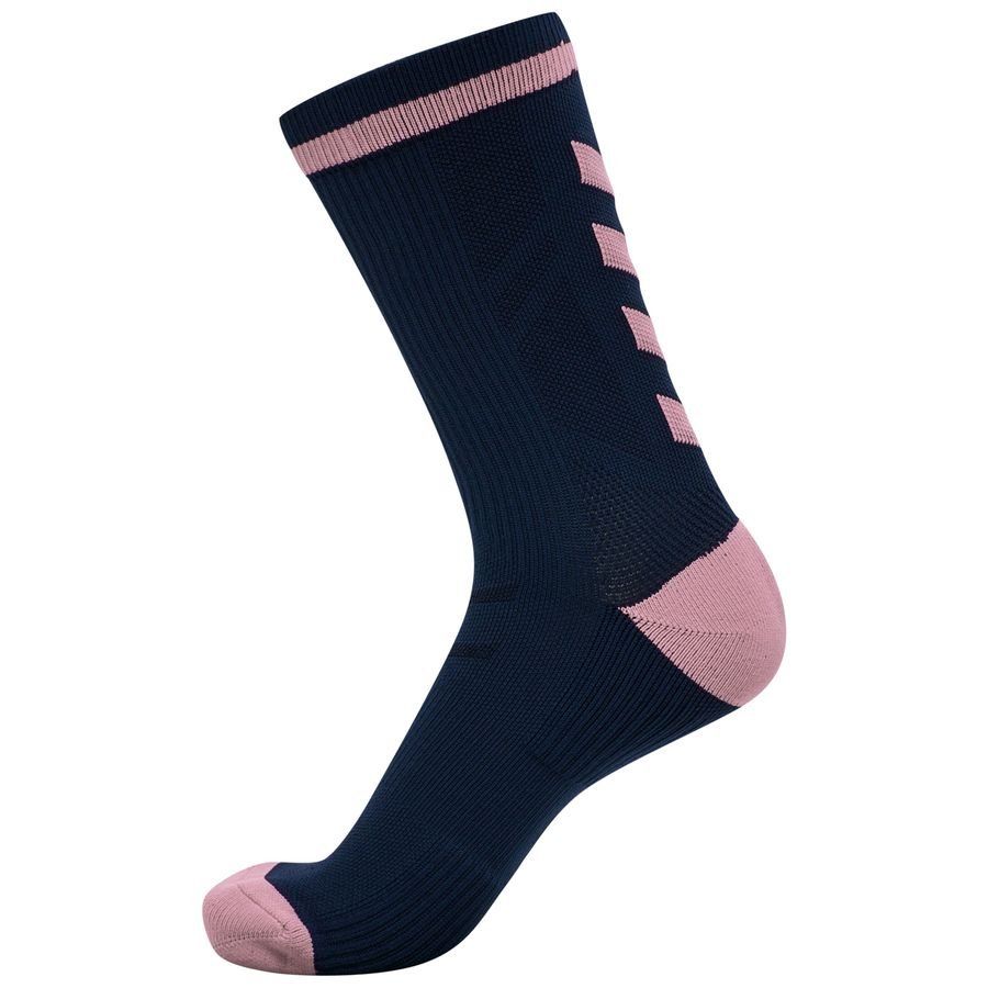 Hummel Elite Chaussettes d'entraînement - Bleu Marine/Rose