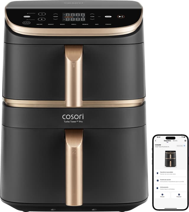Cosori Turbo Tower Pro airfryer KAAPAFCSSEU0246Y (sort)