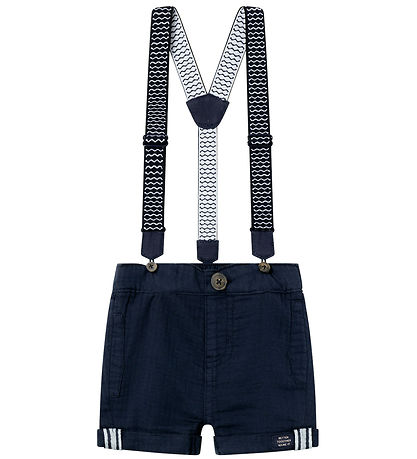 Name It Shorts m. Träger - NbmBen - Dark Sapphire