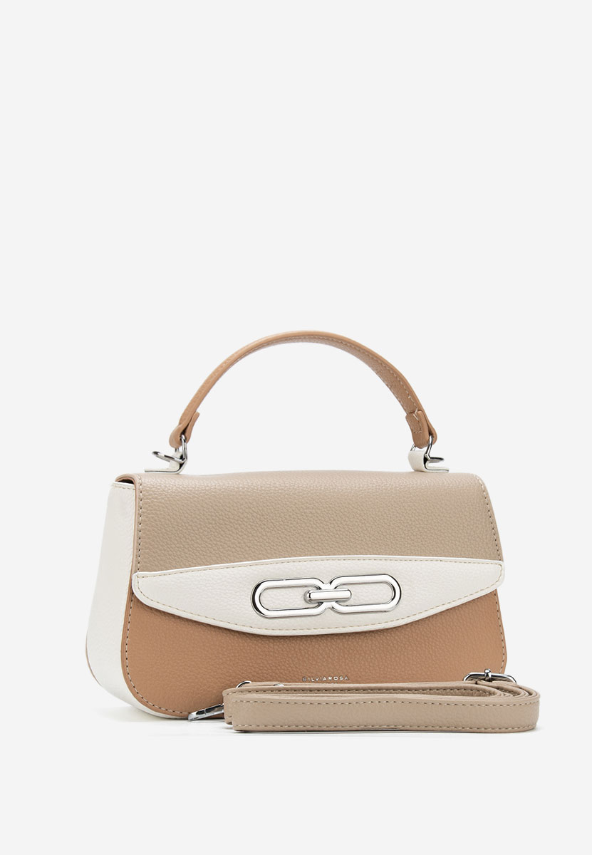 Sac à main beige Silvia Rosa 25J516 V3