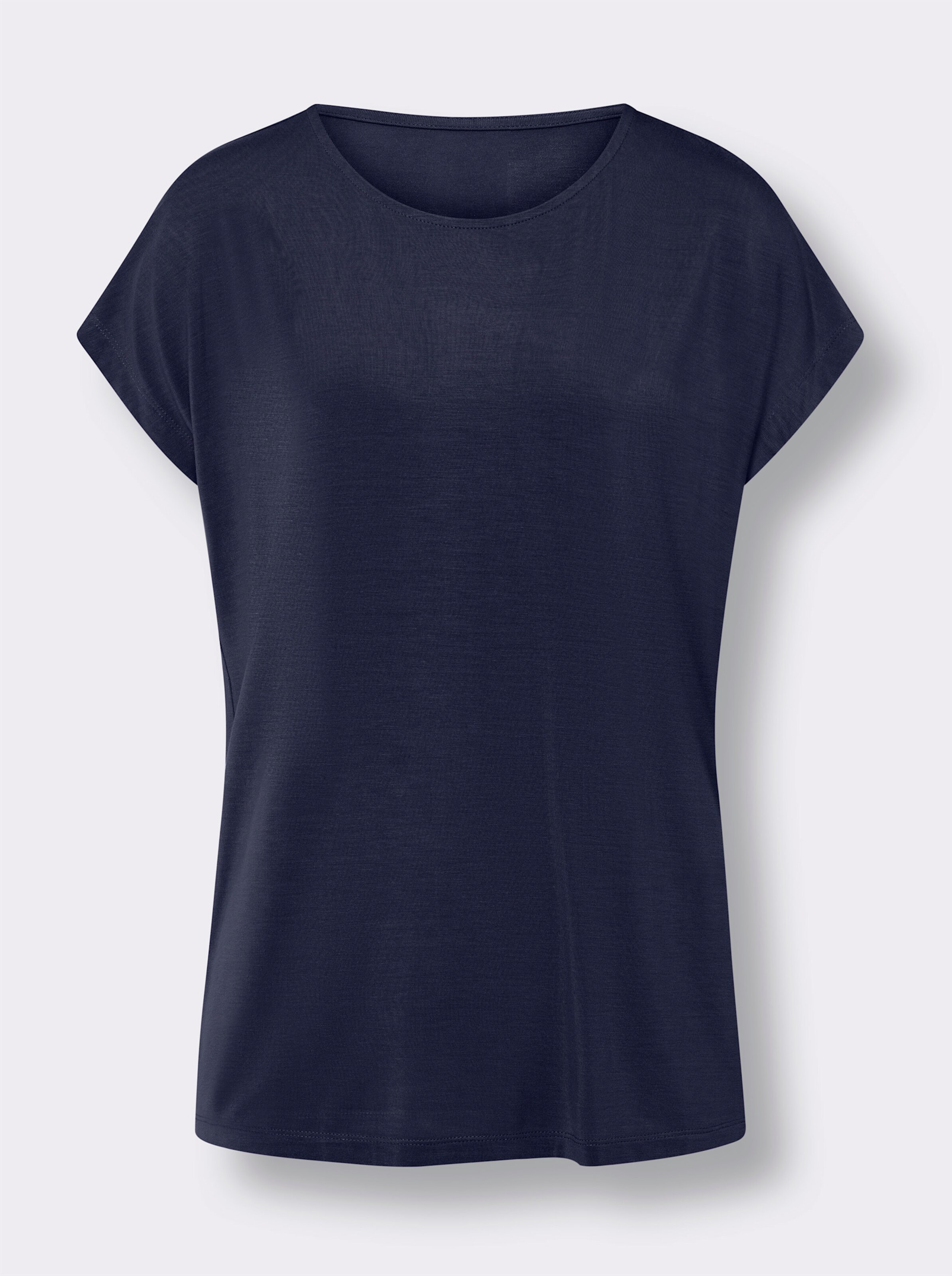 Kurzarmshirt in Viskose-Qualität