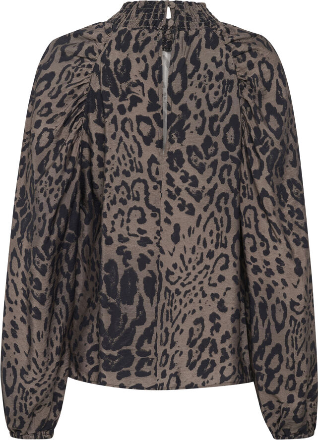 Kaffe KAjemma Blouse Major brown/black leopard