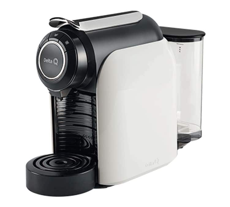 Machine à capsules Delta Qool Evolution Blanche + Offre cadeau