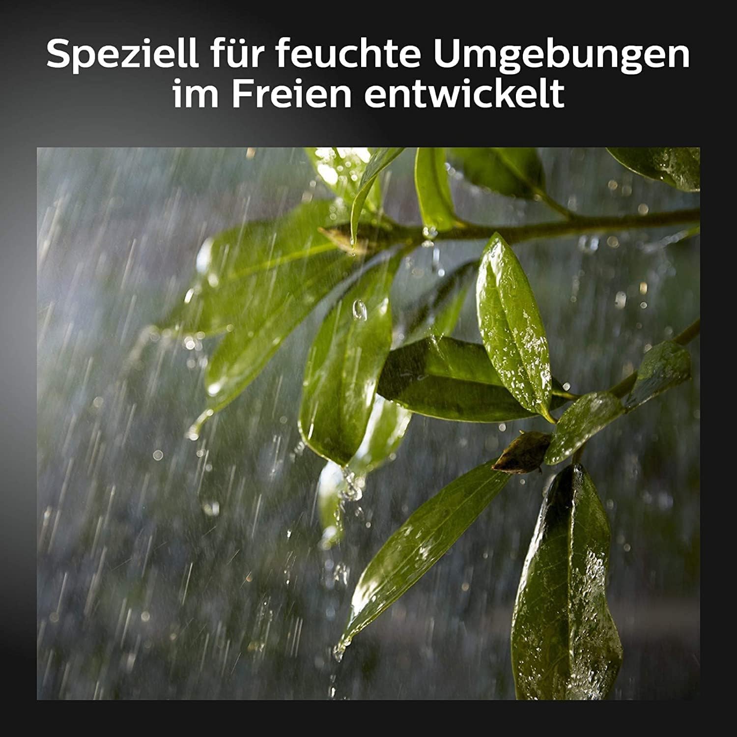 Philips Hue White and Color Ambiance LED Wandleuchte Impress (schmal), Outdoor Leuchte für den Aussenbereich, dimmbar, bis zu 16 Millionen Farben, smarte Lichtsteuerung via App