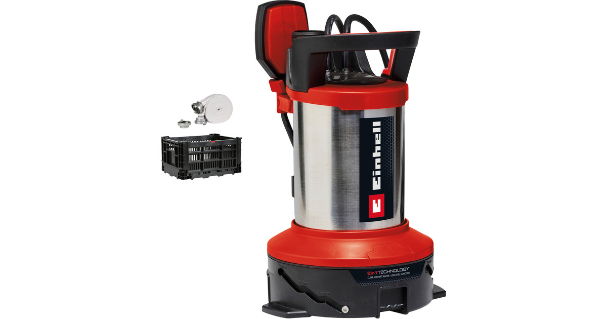 EINHELLFlutset GE-DP 7535 N LL ECO Vuilwaterpomp dompel- en drukpompen  (Rood/zwart)