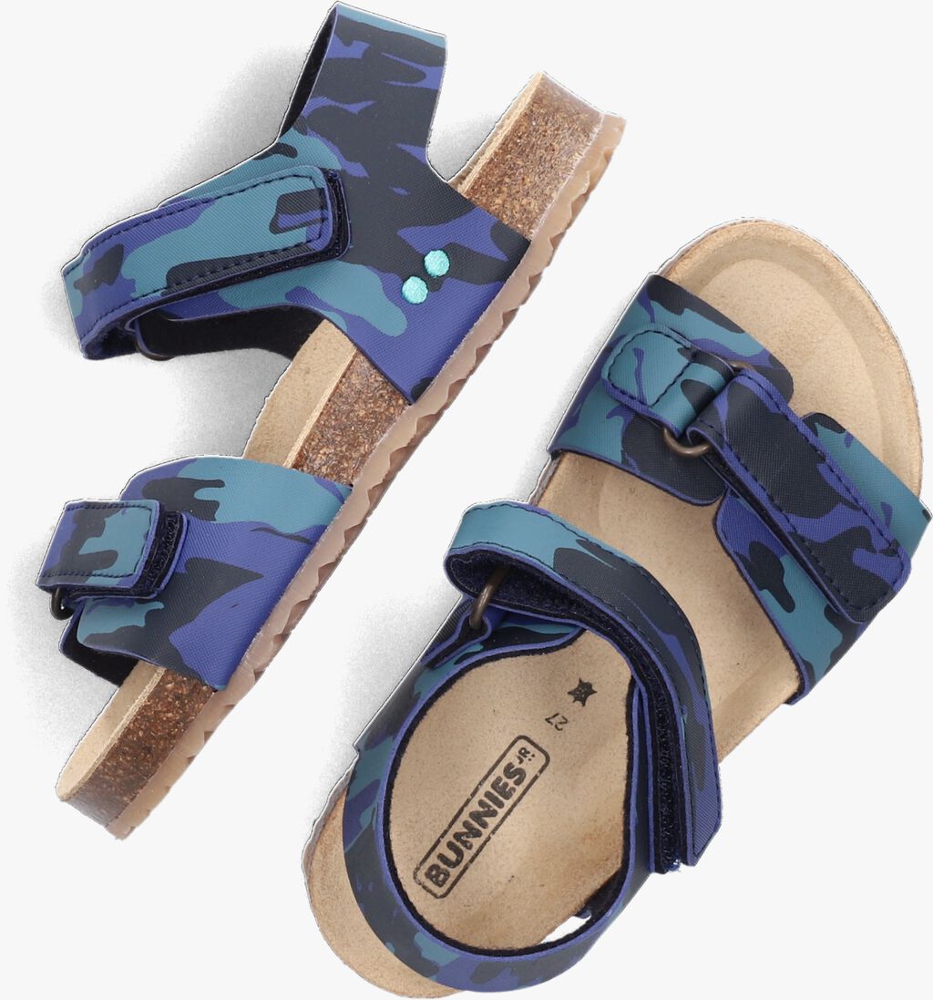 BUNNIESJR blauwe bunniesjr sandalen bas beach