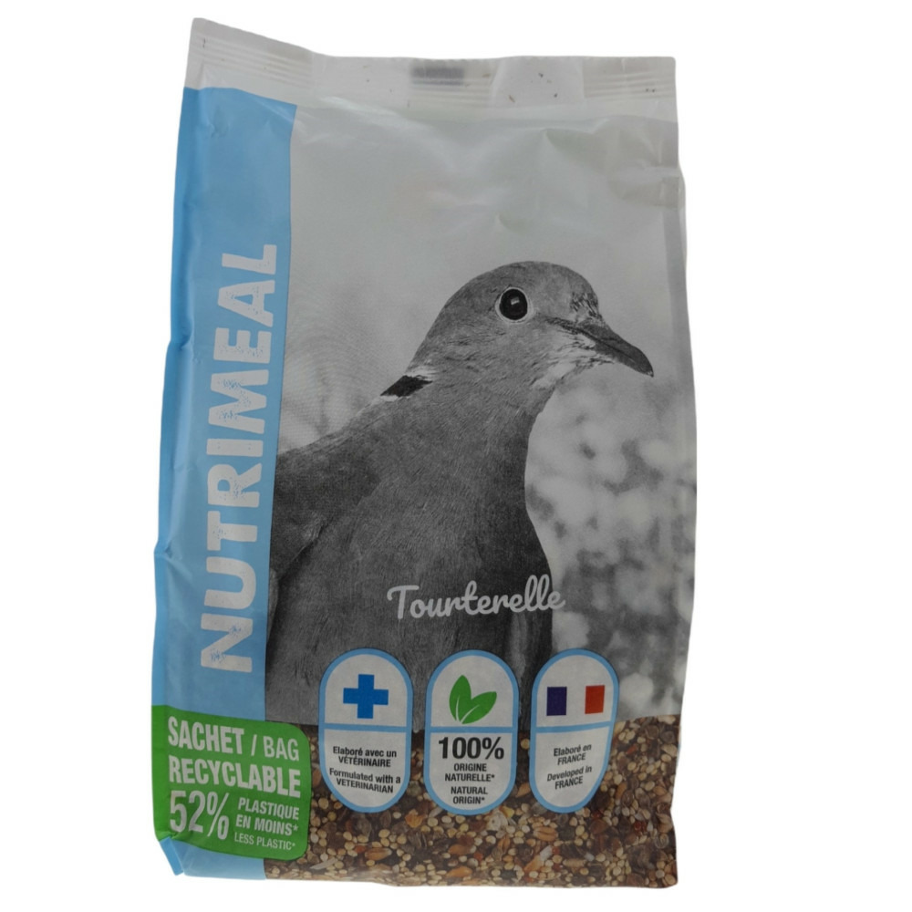 Graines tourterelle nutrimeal 800g.