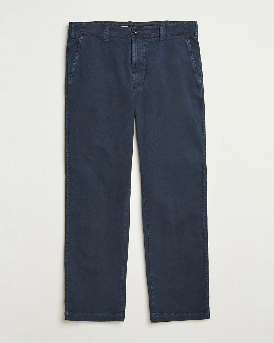 Stone Island Cotton Twill Stretch Chino Navy