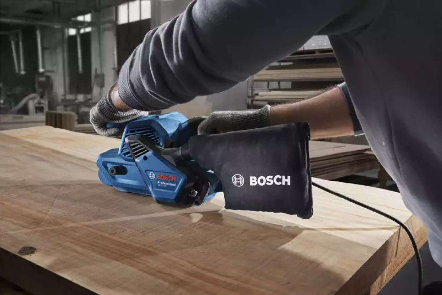 Bosch GBS 750 Bandschuurmachine - 75 x 533 mm