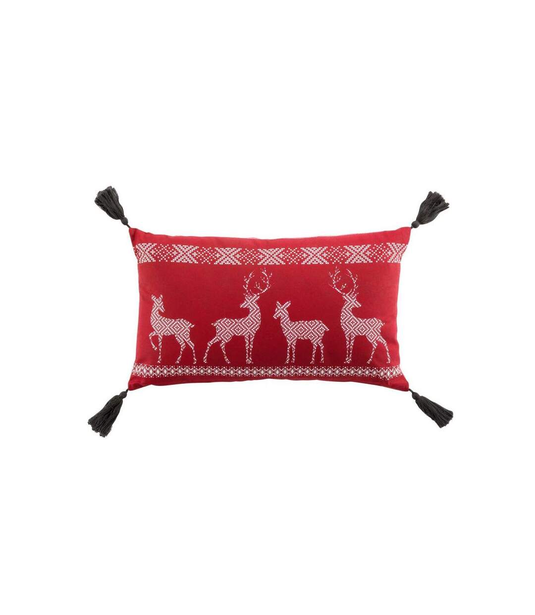 Coussin Déco Cosy Home II 30x50cm Rouge