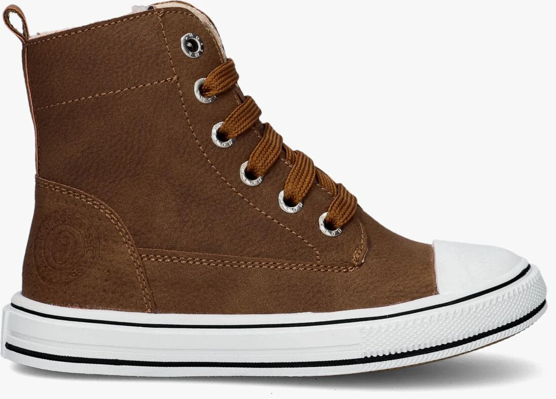 SHOESME cognac shoesme hoge sneaker on22w211