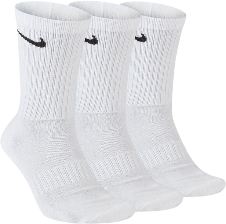 Nike Cushion crew tennissokker, 3 par Hvid