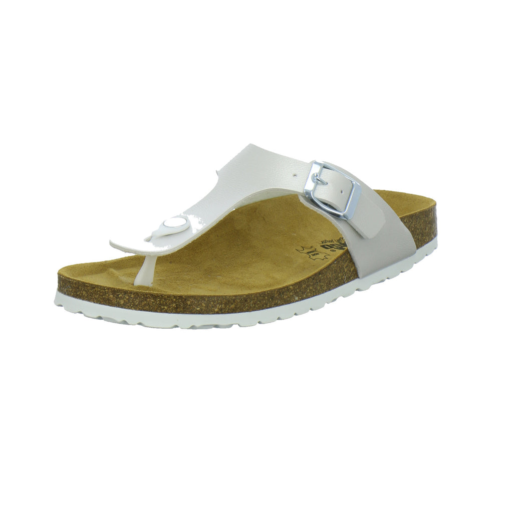 Longo Pantoletten Damen offwhite