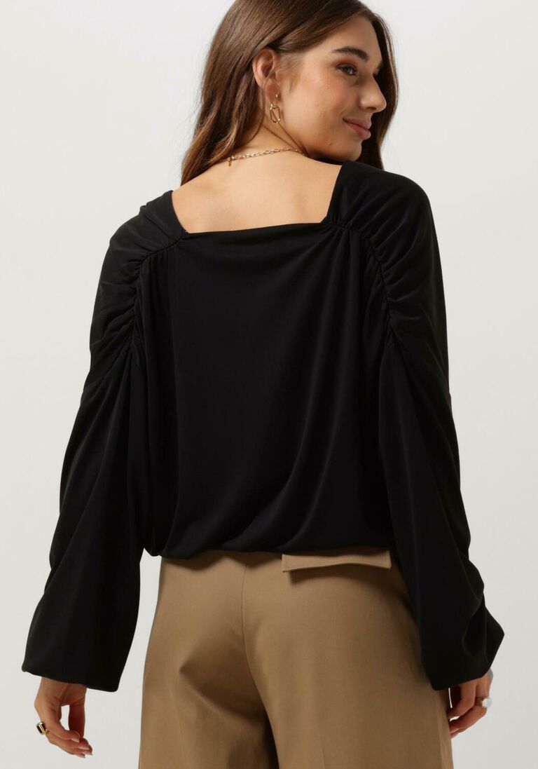 MINUS zwarte minus blouse gasia modal wrap