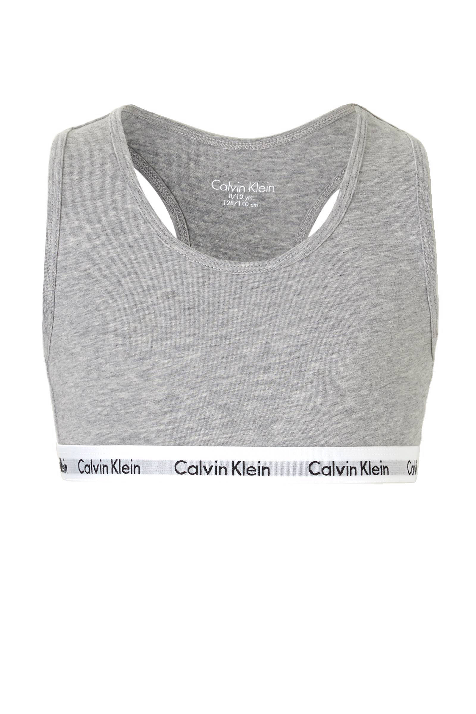 Calvin Klein bh top - set van 2 roze/grijs melange