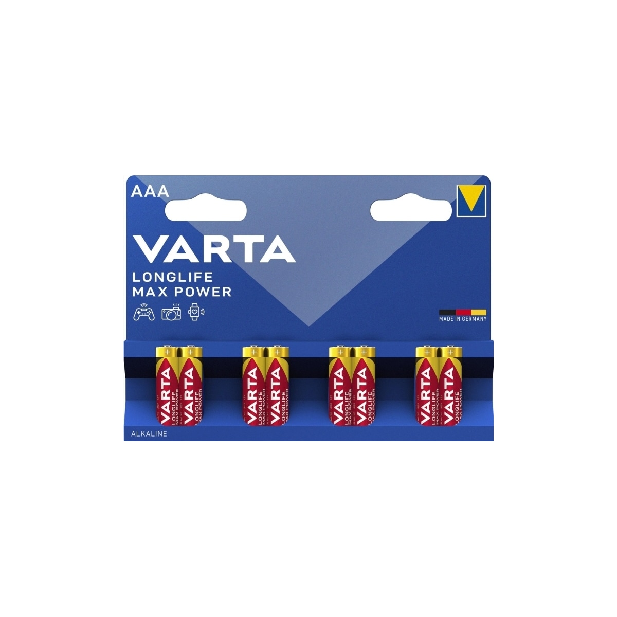 Varta Longlife Max Power AAA 8-pakning (B)