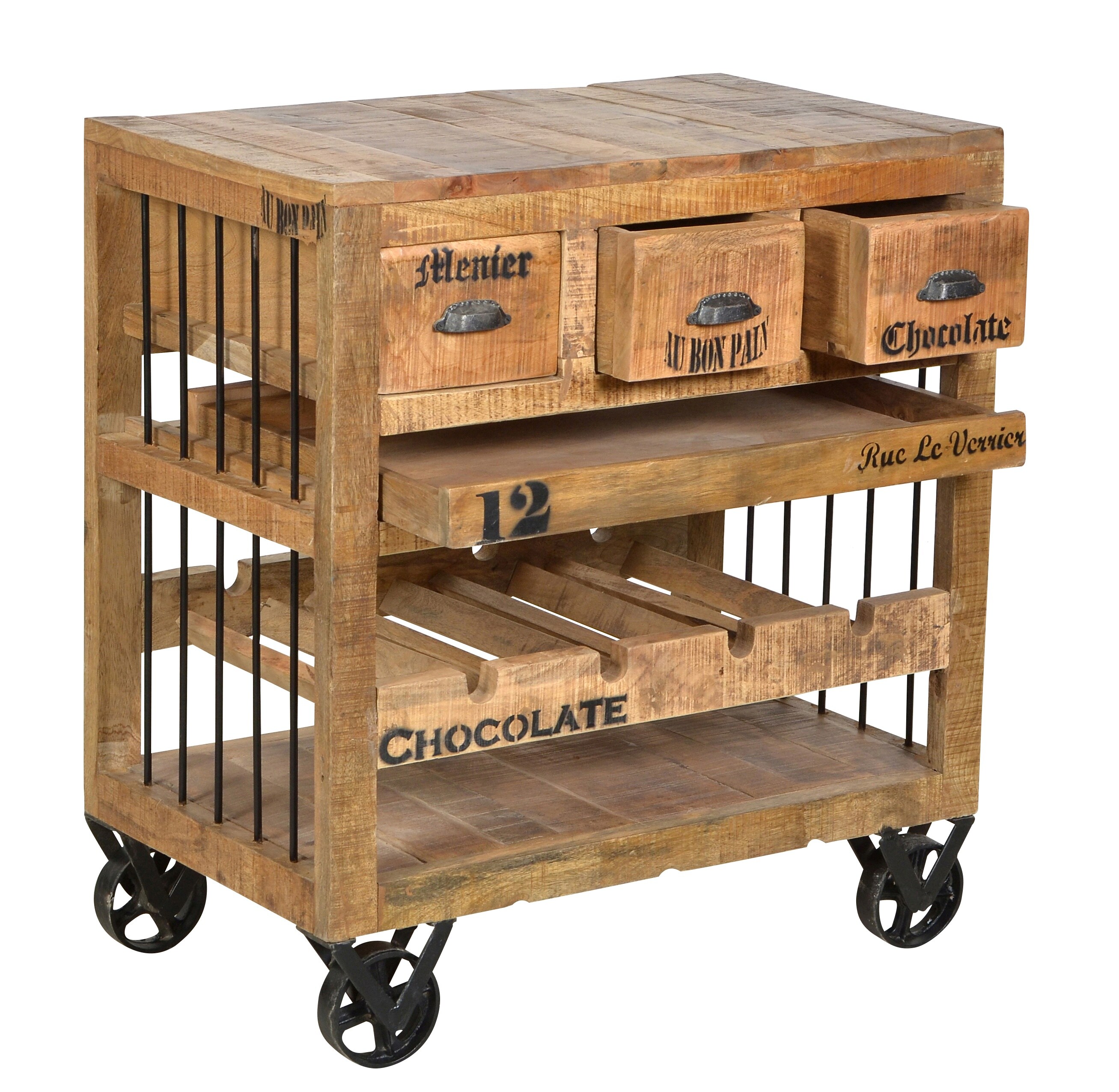 Kommode Weinregal Flaschenregal Weinschrank Flaschenschrank Flaschenständer