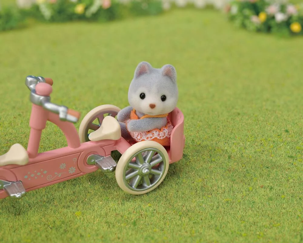 LES FRERES ET SŒURS HUSKY ET LEUR TANDEM - SYLVANIAN FAMILLES