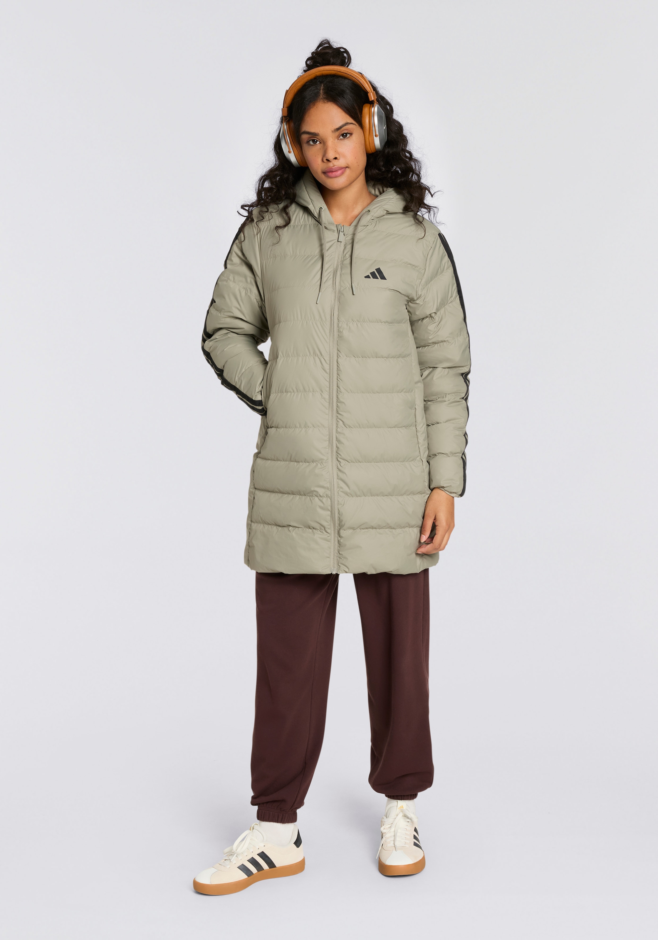 adidas Sportswear Daunenjacke »W ESS 3S L D HP« Winterjacke Damen
