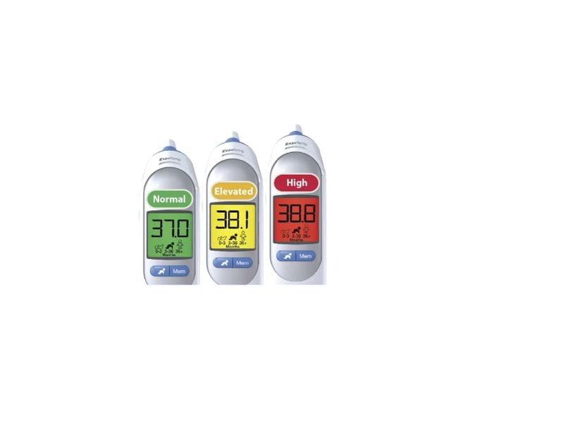 Braun Infrarot-Fieberthermometer ThermoScan 7 IRT 6520WE Infrarot-Ohrthermometer