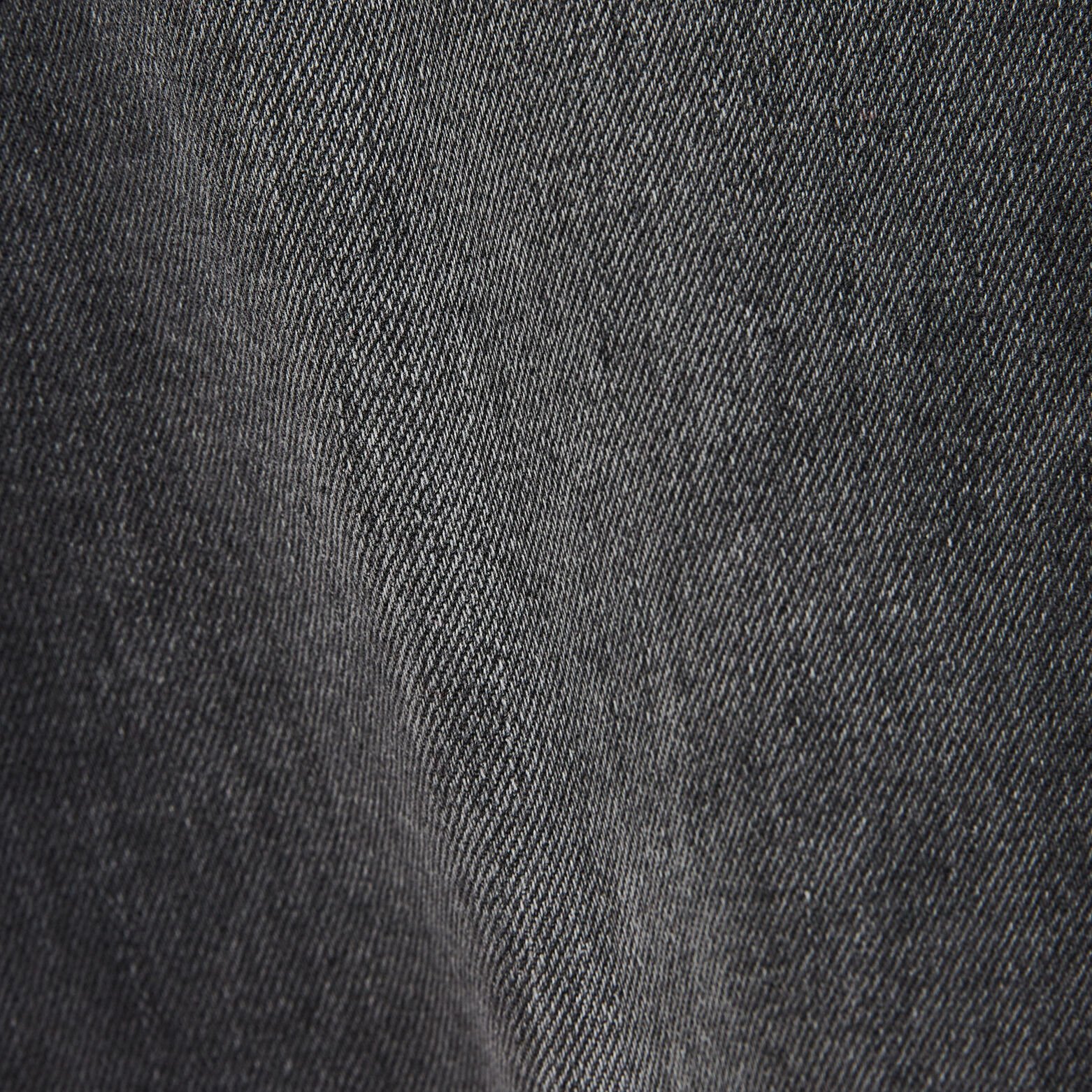Jean straight 4 longueurs en coton recyclé Noir