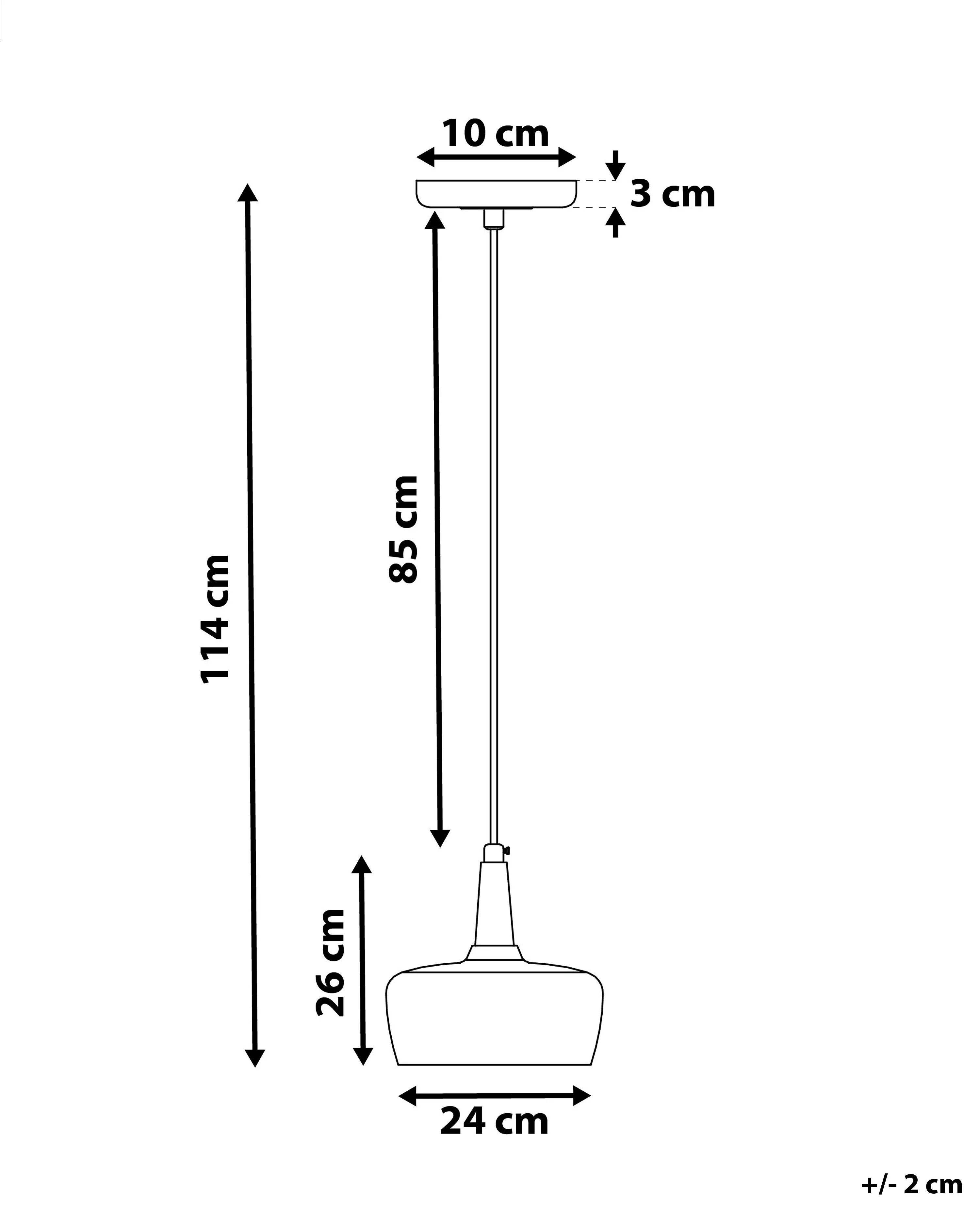 Hanglamp BURANO Beton Wit