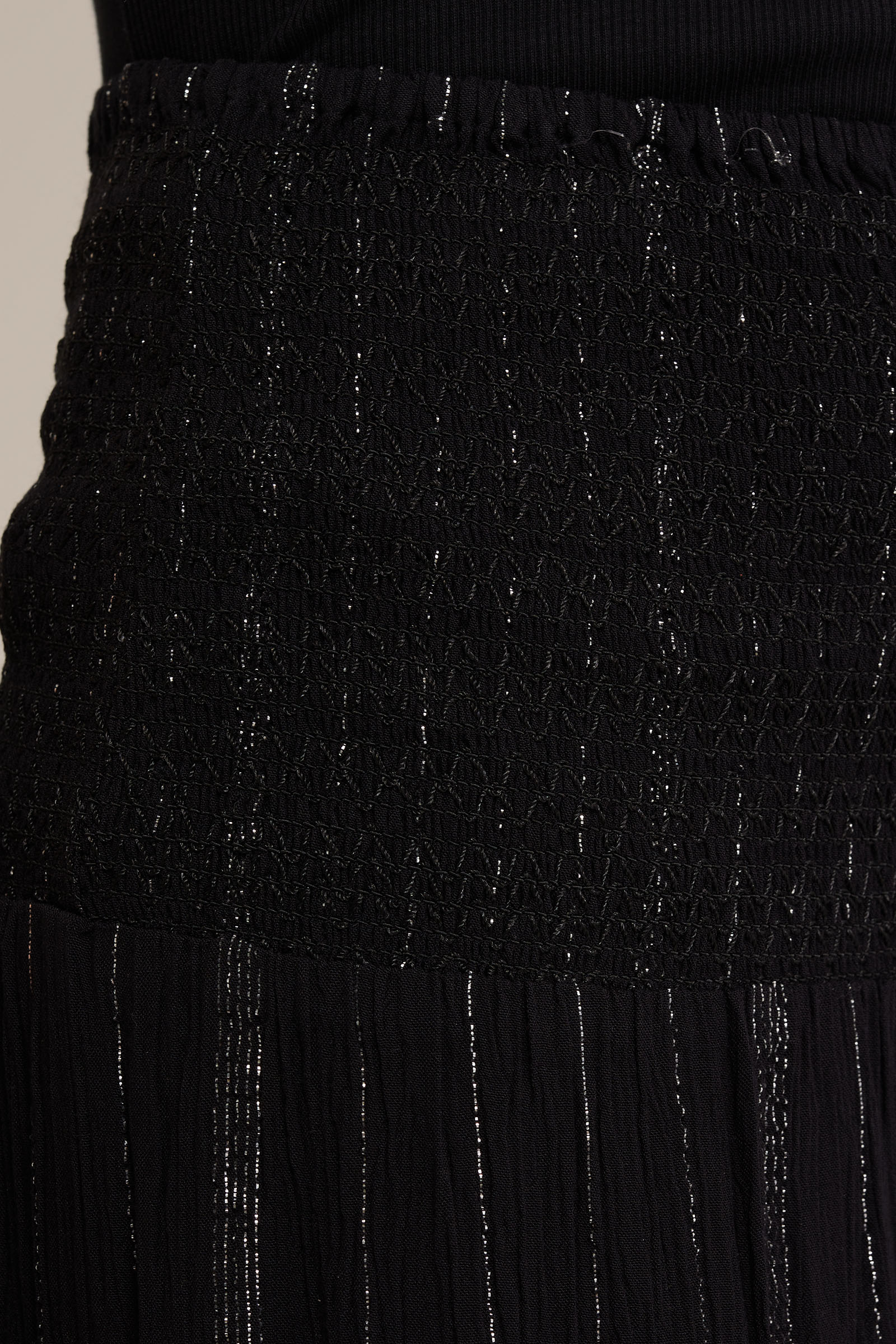 rok met glittergaren WE Fashion Zwart