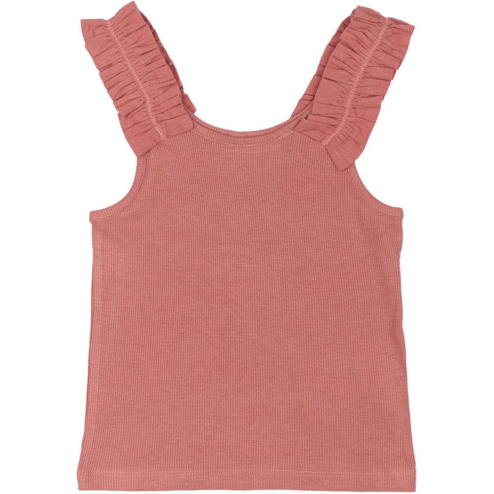 Køb The New Old Rose Lotus Rib Flæse Top