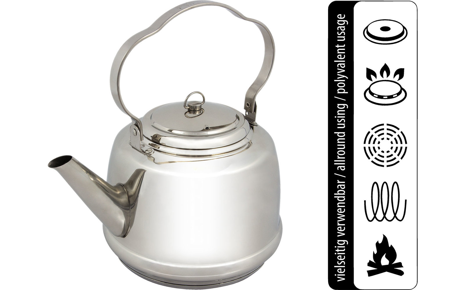 Petromax Edelstahl Teekessel 1,5 Liter