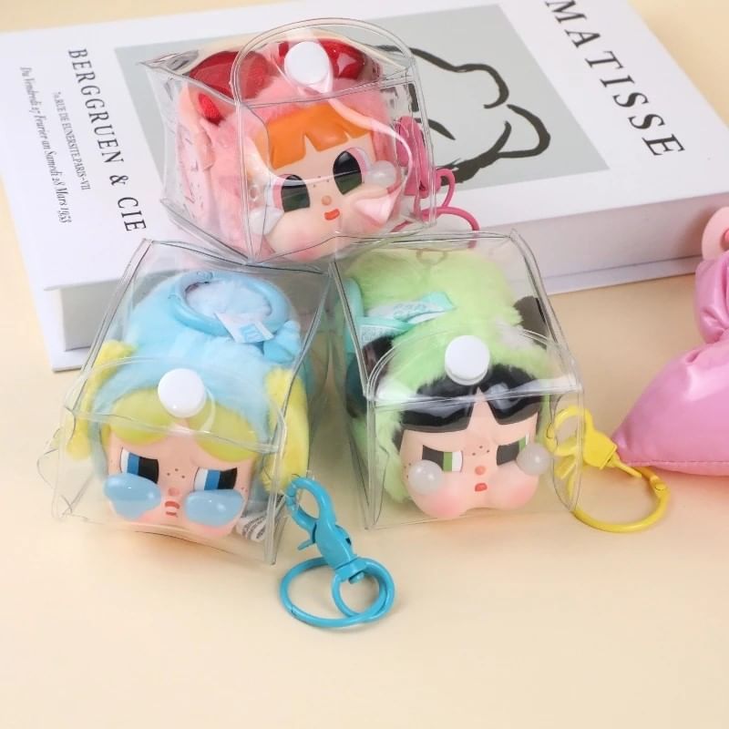 Doowex - Figuur Display PVC Tas Charm / Sleutelhanger / Pom Pom Charm / Set (Verschillende Ontwerpen)