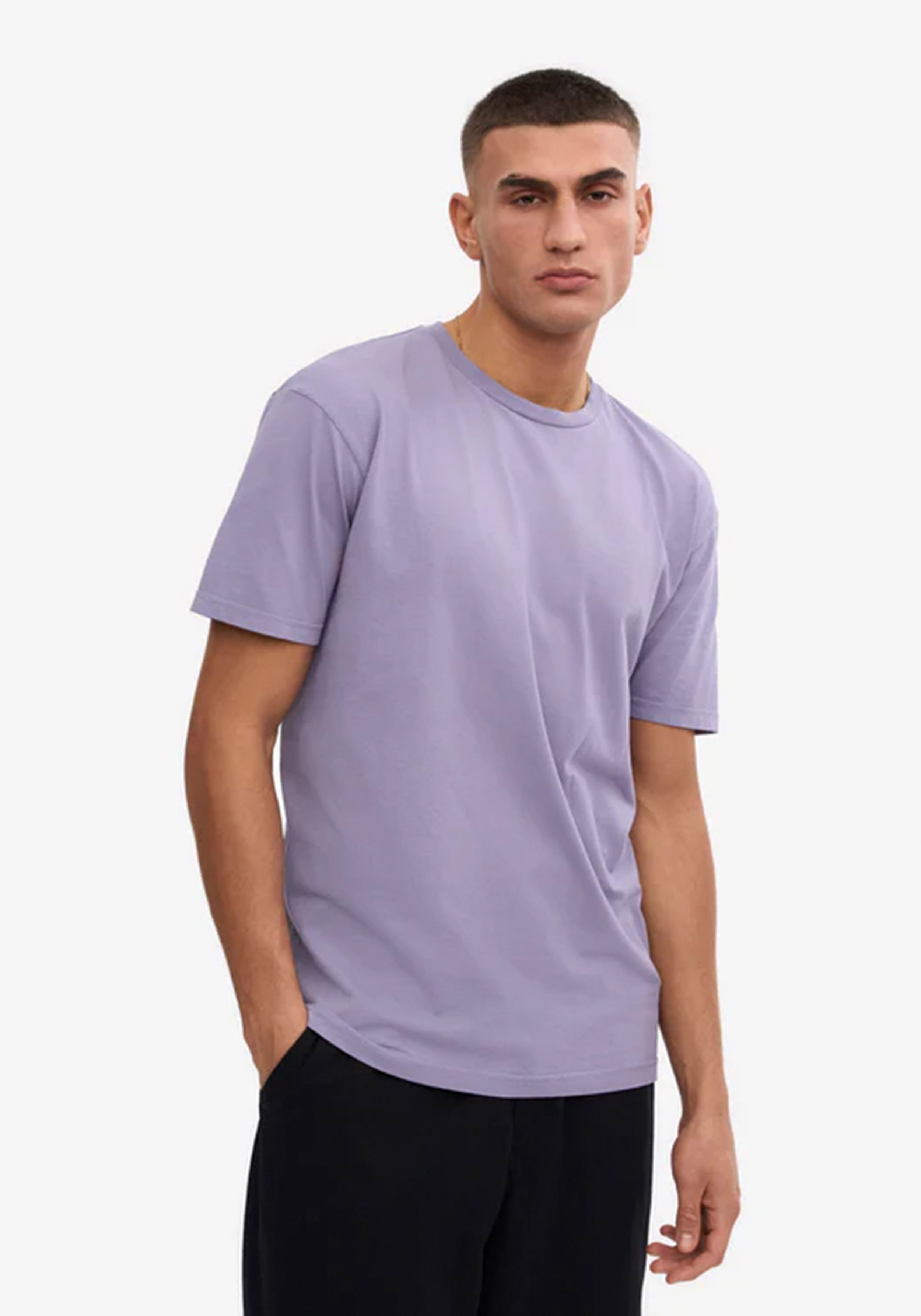 Colorful Standard Herren-T-Shirt Purple Jade