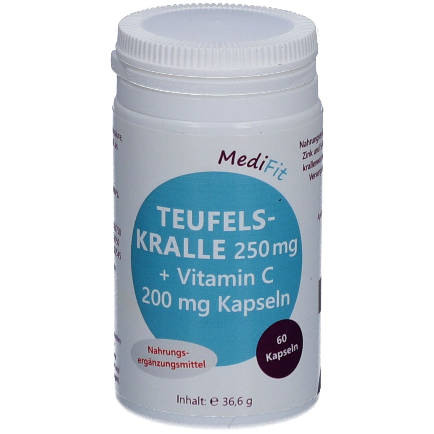 Teufelskralle 250 mg + Vtamin C 200 mg