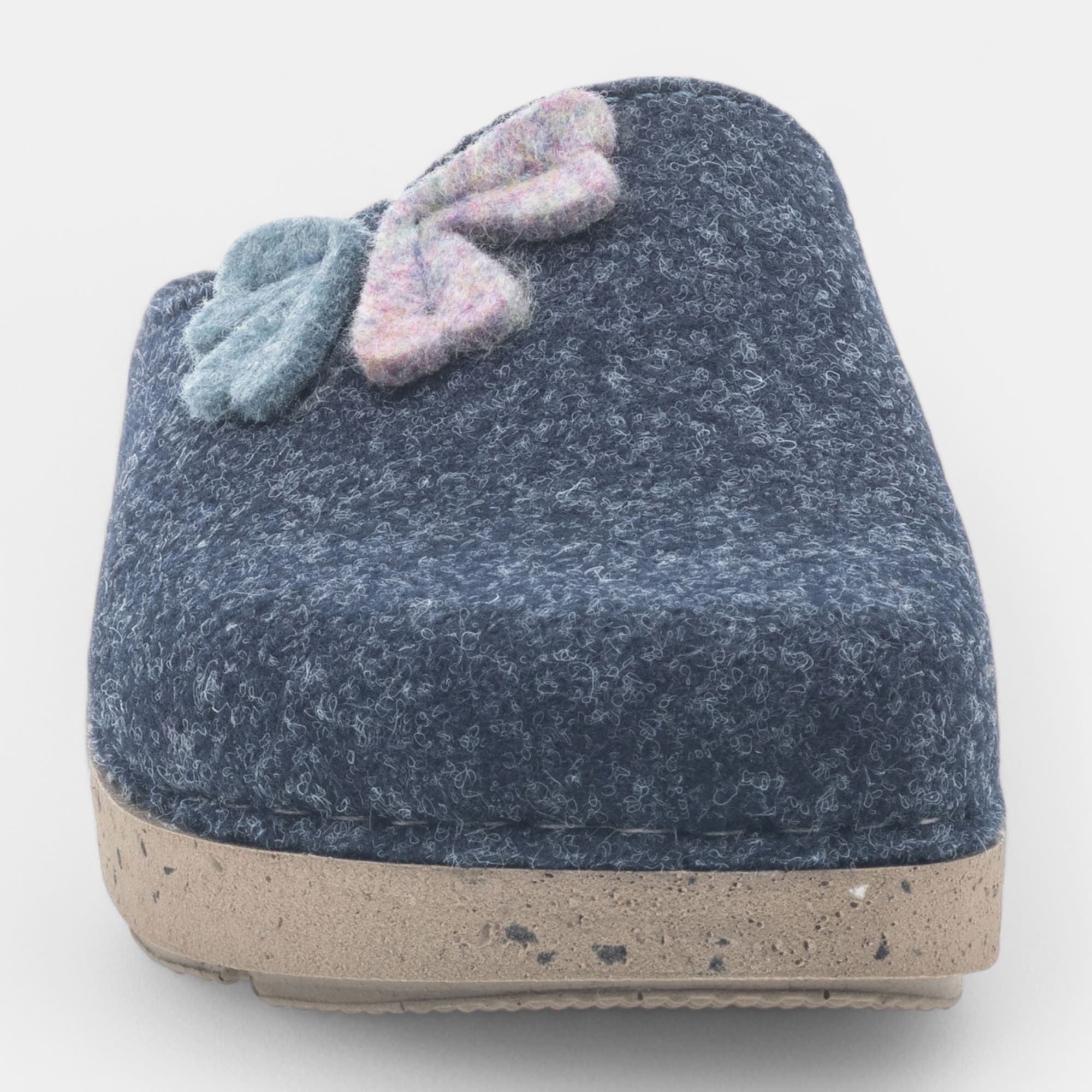 Pantoufles mules Femme bleu marine