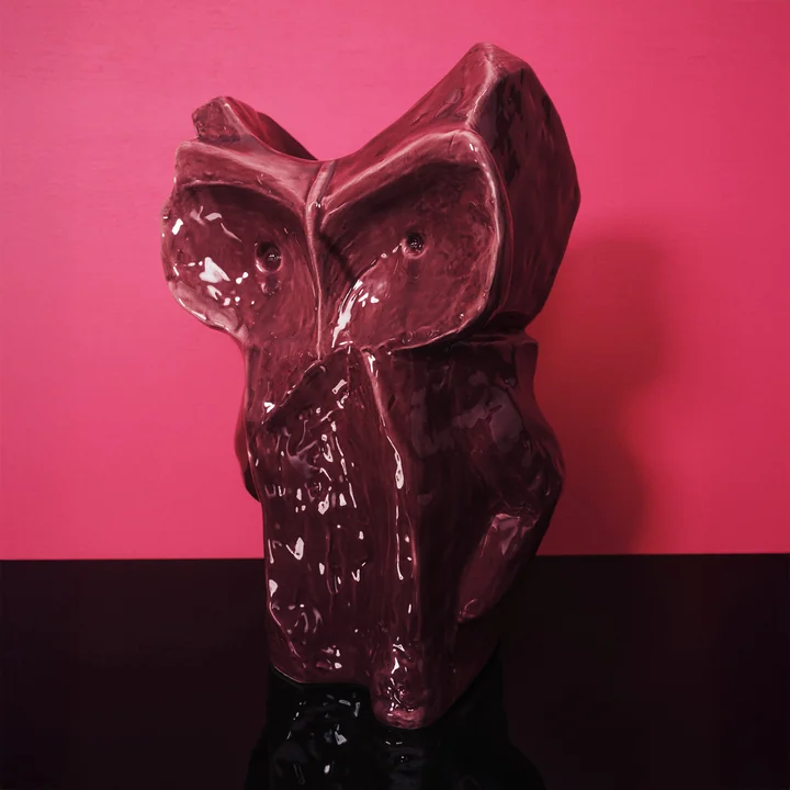 Serax - After Midnight Vase Owl, S, hellblau