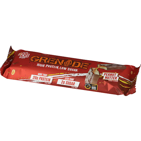 Proteinbar m. mælkechokolade og peanuts