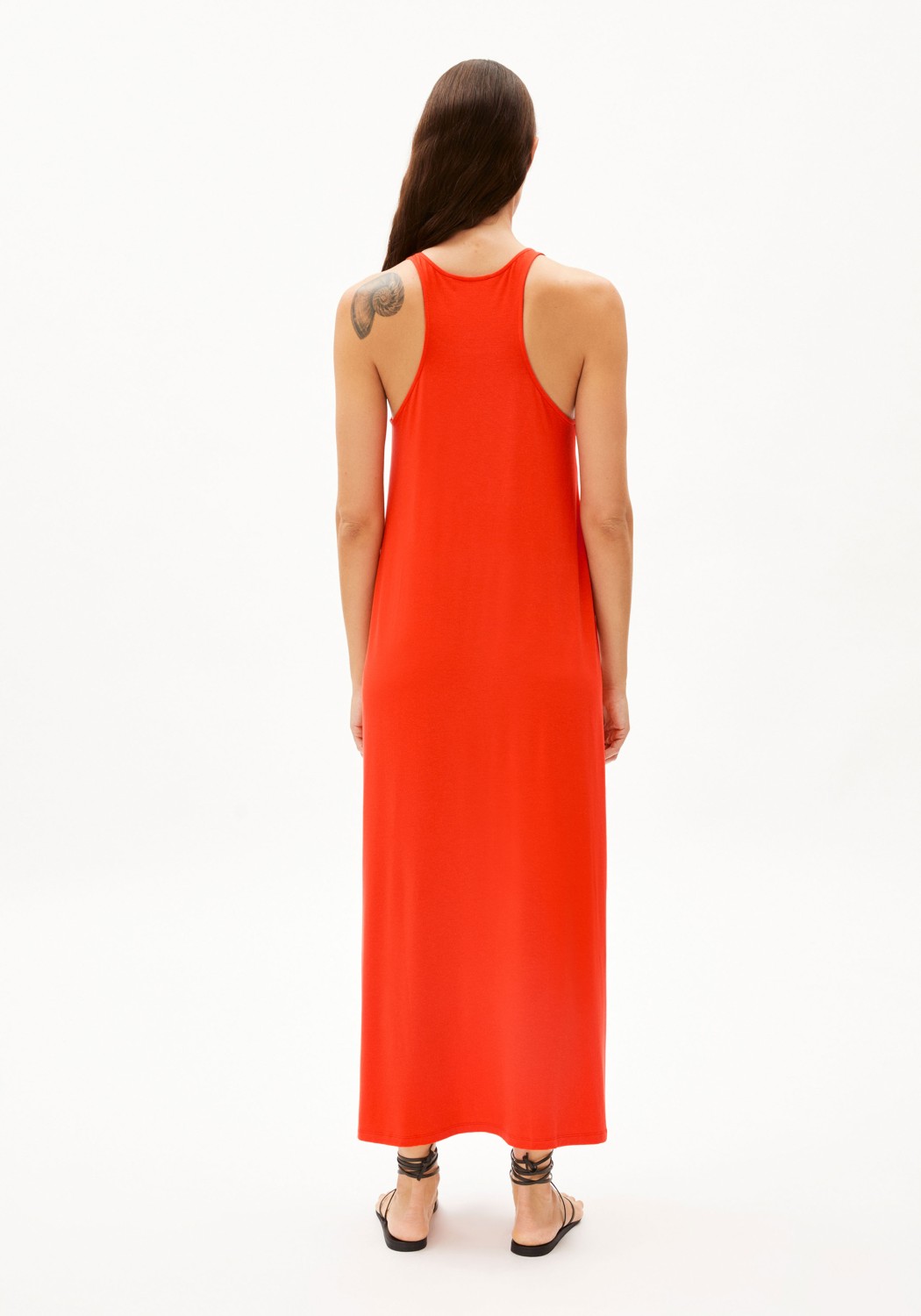 Armedangels Jerseykleid Nisaa Litaa Poppy Red