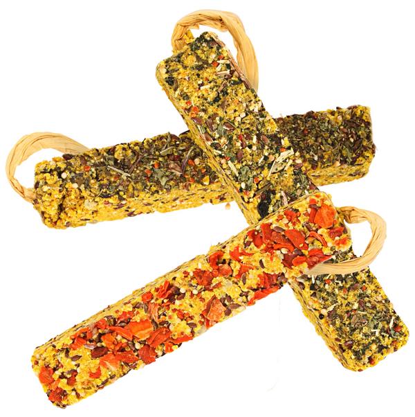 Dehner Premium Nager-Sticks Mix, 3 x 150 g