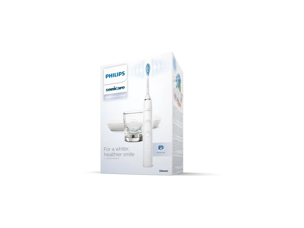 Philips Sonicare DiamondClean 9000 HX9911 - Tandbørste - trådløs - hvid