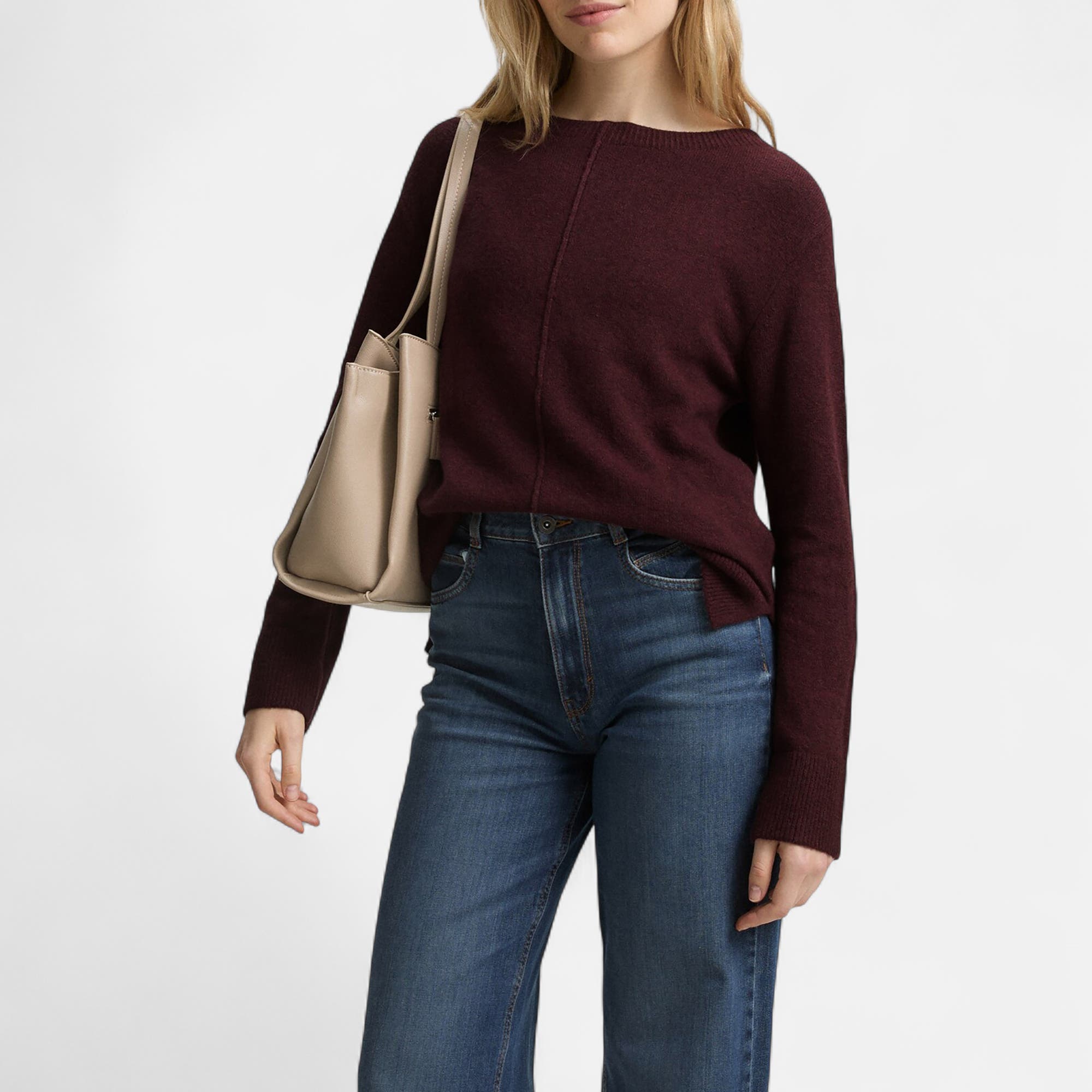 Pull Femme bordeaux