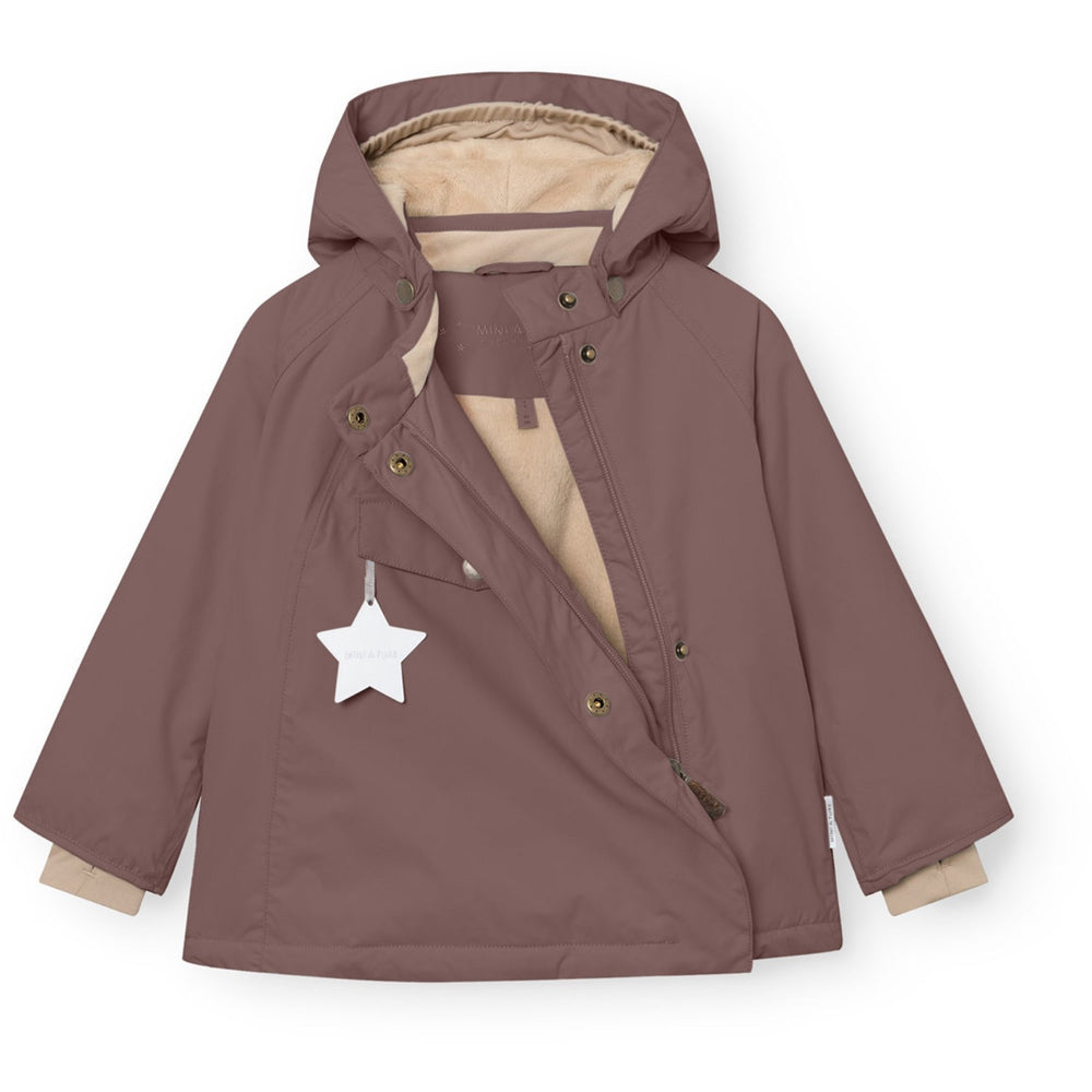 Køb Mini A ture Peppercorn Plum Matwang Fleece Lined Winter Jacket. GRS