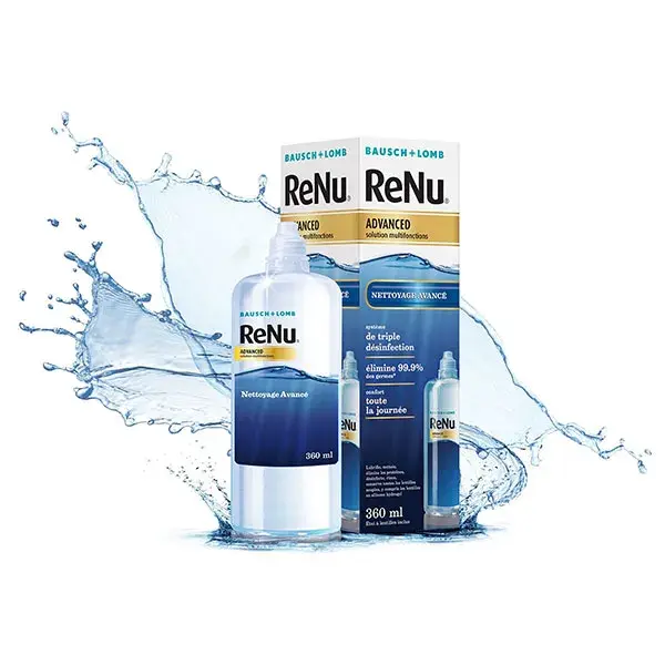 Bausch & Lomb ReNu Advanced 3x360 ml - Solução multiuso para lentes de contato gelatinosas