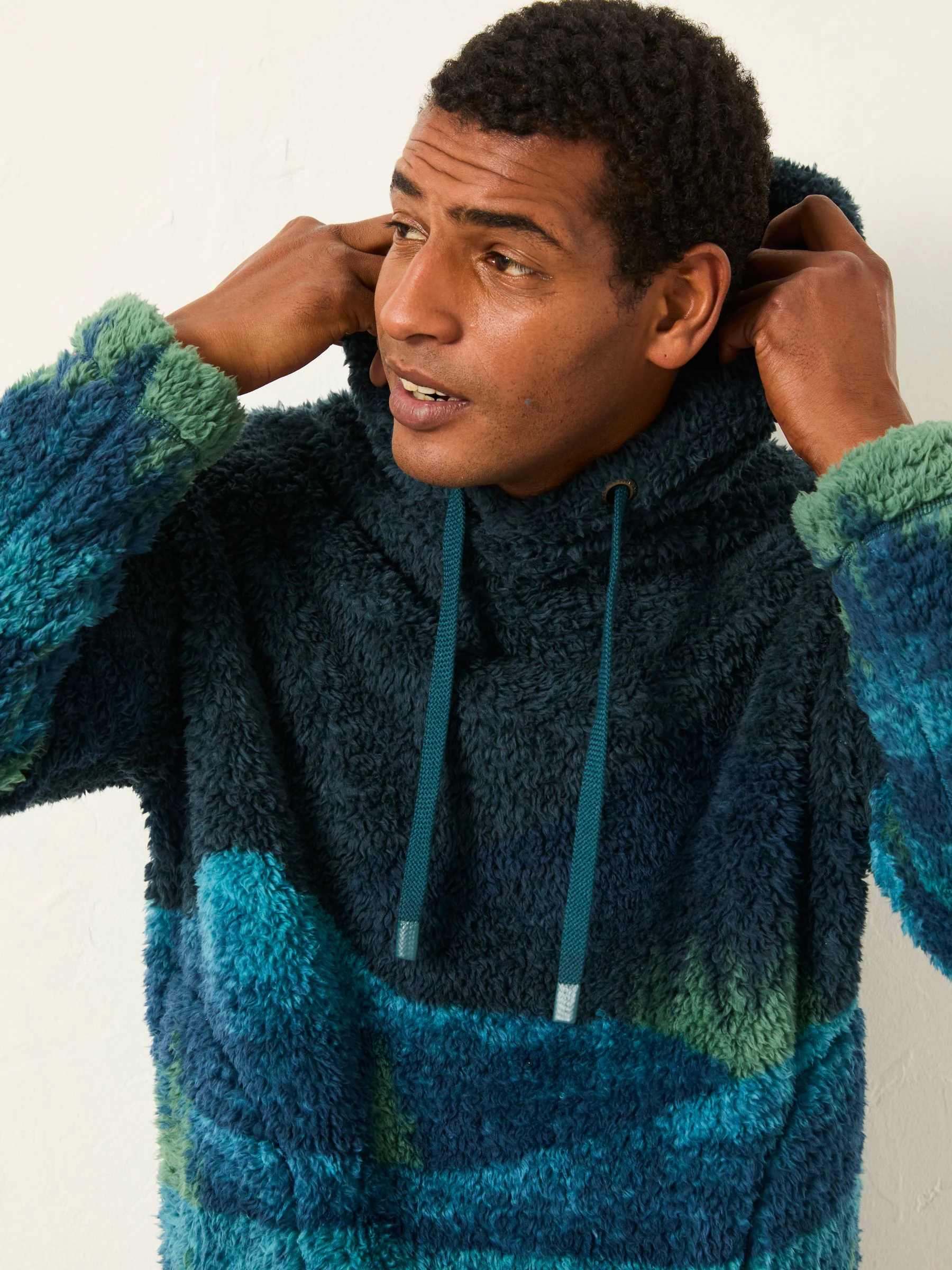 FatFace Landscape Scene Snuggle Fleece Hoodie