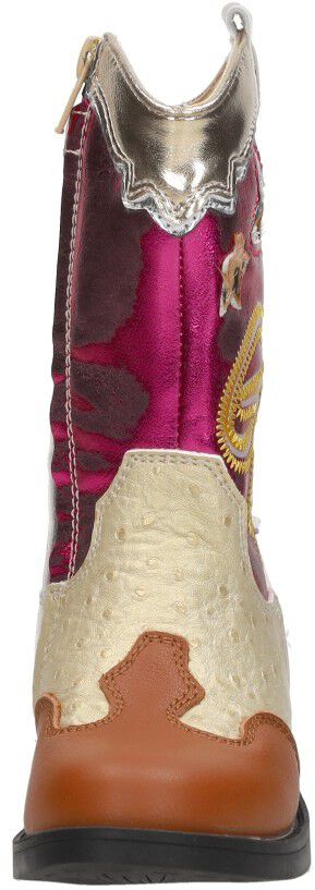 Shoesme Enkellaarsjes goudkleur